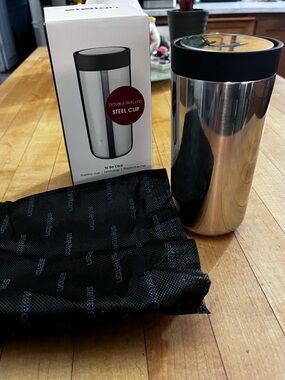 NIB Stelton x Volvo "To Go Click" Travel Thermo Cup 0.4L